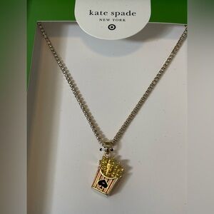 NIB Kate Spade Gold-tone French Fries 🍟 Pendant Necklace